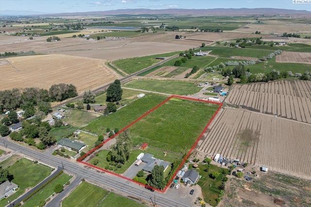 3700 Sheller Rd, Sunnyside, WA 98944 - aerial view of sparsely populated area with property boundaries highlighted