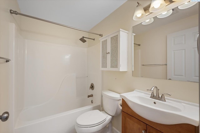 2704 Iris St, West Richland, WA 99353 - full bath with toilet, vanity, and shower / bathtub combination