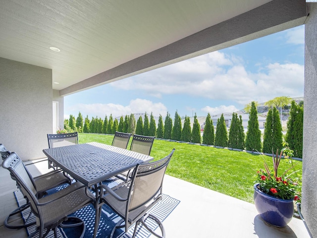 5593 S Lyle Pl, Kennewick, WA 99337 - view of patio featuring outdoor dining space