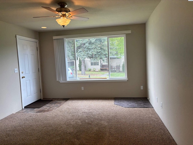 1320 NE Harvey Rd, Pullman, WA 99163 - unfurnished room featuring carpet floors and ceiling fan