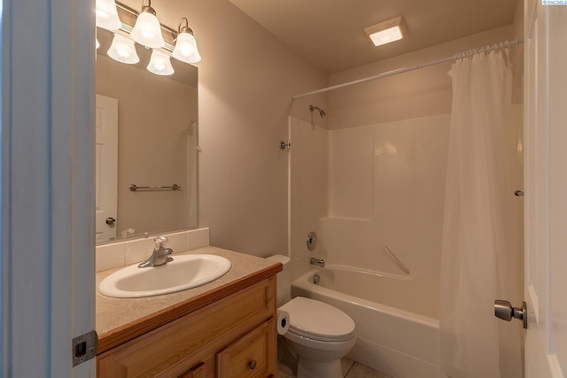 1506 SW Capri Ct, Pullman, WA 99163 - bathroom with vanity, shower / bathtub combination with curtain, and toilet