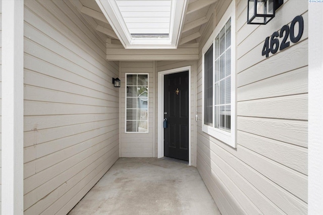 view of entrance to property