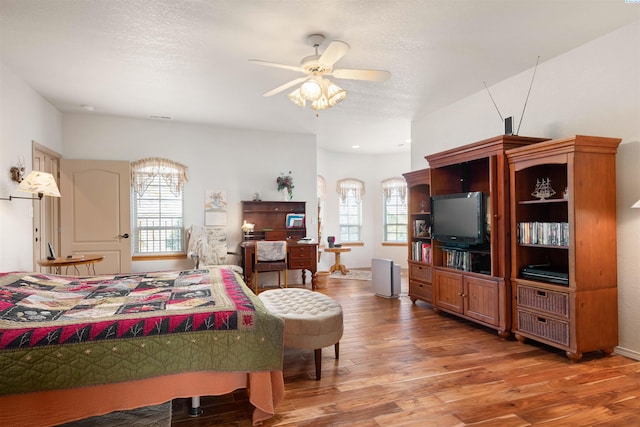 bedroom featuring hardwood / wood-style floors