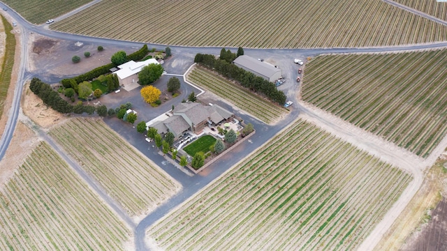 bird's eye view featuring a rural view