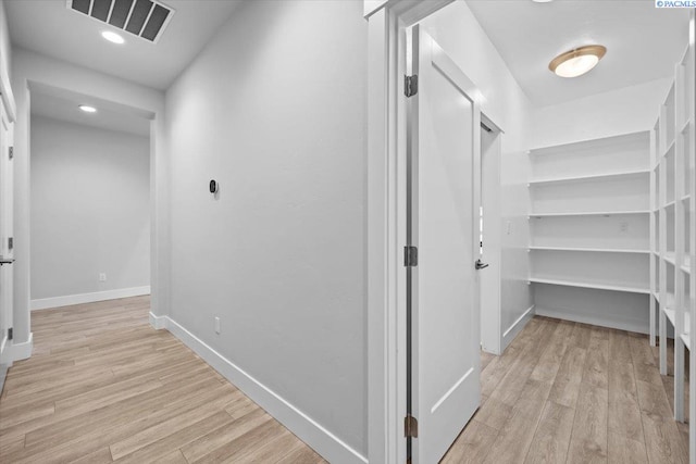 3149 Wild Canyon Way, Richland, WA 99354 - corridor with wood finished floors, baseboards, and recessed lighting