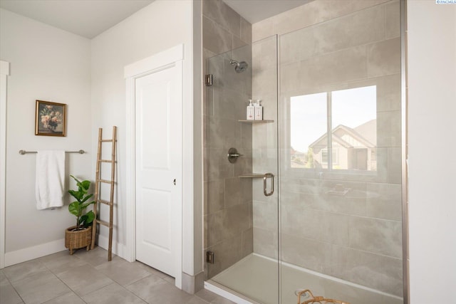 2237 Legacy Ln, Richland, WA 99352 - full bath featuring a shower stall and tile patterned flooring