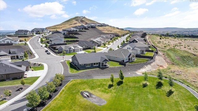 2237 Legacy Ln, Richland, WA 99352 - aerial perspective of suburban area featuring a mountainous background