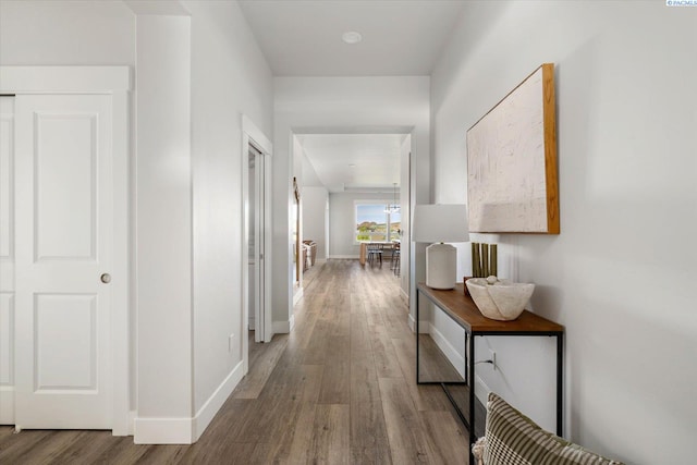 2237 Legacy Ln, Richland, WA 99352 - corridor featuring wood finished floors and baseboards