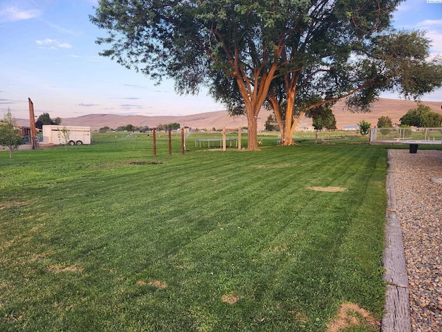 10401 N Mcdonald Rd, Prosser, WA 99350 - view of yard featuring a rural view and a mountain view