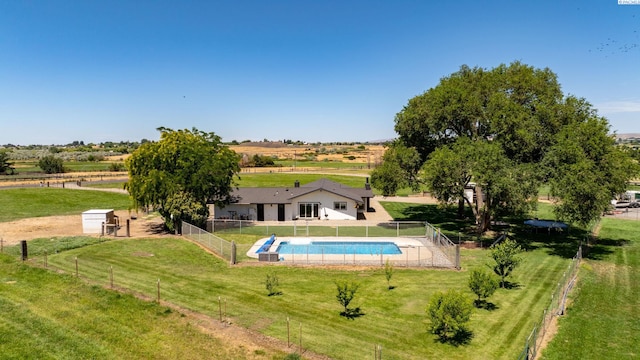 10401 N Mcdonald Rd, Prosser, WA 99350 - view of pool with a rural view