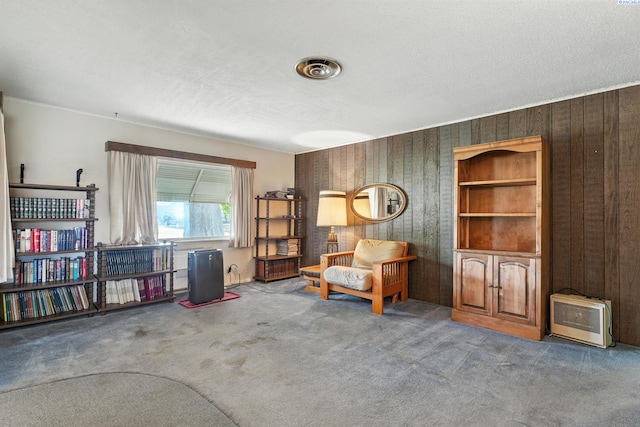 219 E 6th Ave, Kennewick, WA 99336 - living area with carpet floors and a textured ceiling