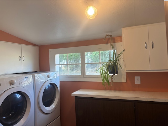 310 S Culton St, Palouse, WA 99161 - laundry area featuring cabinet space and independent washer and dryer