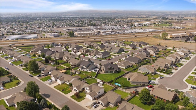 drone / aerial view featuring a residential view