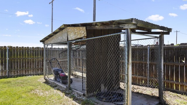 view of outdoor structure