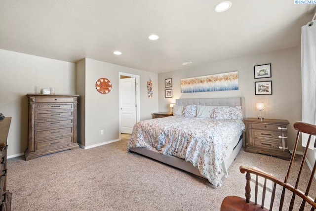 720 SW Wheat Ridge Dr, Pullman, WA 99163 - bedroom featuring carpet flooring, recessed lighting, and baseboards