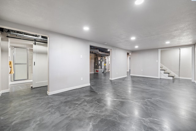 1301 Wright Ave, Richland, WA 99354 - finished basement with recessed lighting and stairs
