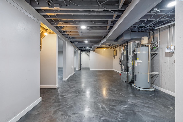 1301 Wright Ave, Richland, WA 99354 - finished below grade area with strapped water heater and heating unit