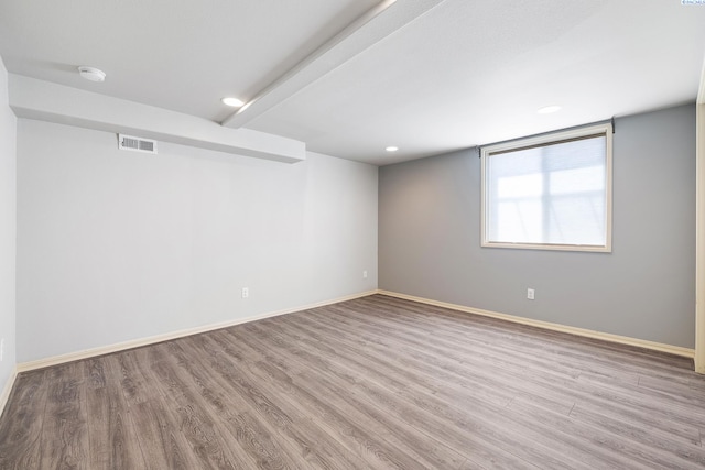 78 Whitten, Richland, WA 99354 - empty room featuring wood finished floors, baseboards, and recessed lighting