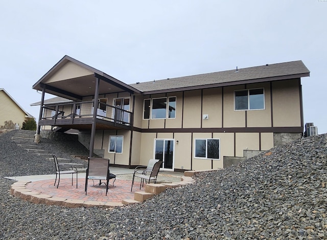 rear view of house with a patio area