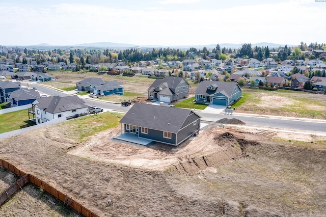 1060 SW Panorama Dr, Pullman, WA 99163 - bird's eye view featuring a residential view and a mountain view
