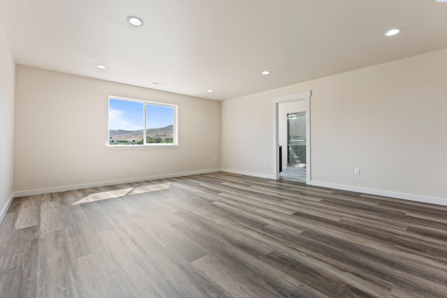16011 W 1620th Pr NW, Prosser, WA 99350 - unfurnished room with wood finished floors and recessed lighting