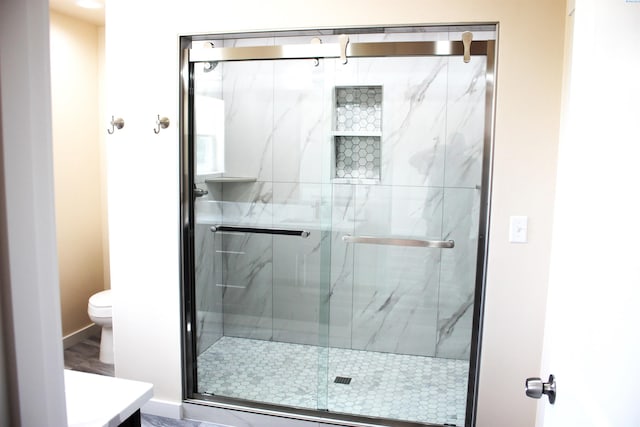 16011 W 1620th Pr NW, Prosser, WA 99350 - bathroom with a marble finish shower and vanity