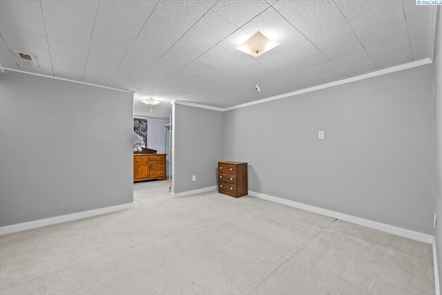 213 Bernard Ave, Richland, WA 99352 - finished below grade area with baseboards, crown molding, and carpet floors