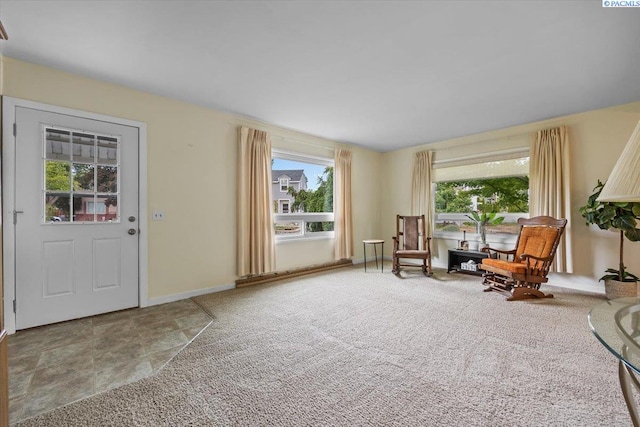 213 Bernard Ave, Richland, WA 99352 - sitting room with healthy amount of natural light, baseboards, and carpet flooring