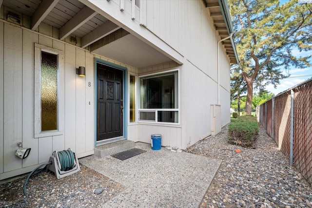 view of entrance to property