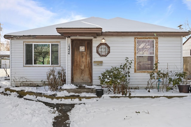 view of bungalow-style house