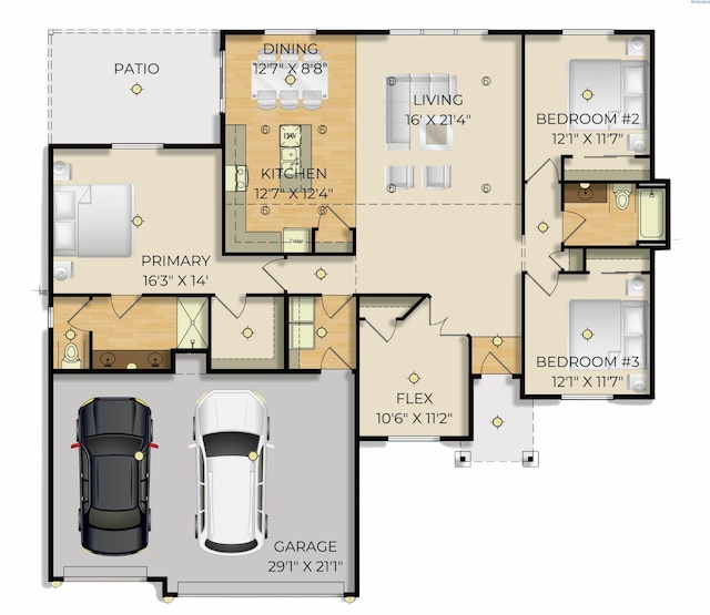 10409 Kokanee Dr, Pasco, WA 99301 - view of home floor plan