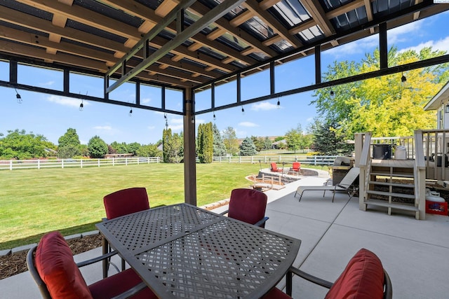 98702 E Brooklyn Dr, Kennewick, WA 99338 - view of patio / terrace featuring outdoor dining space and a deck