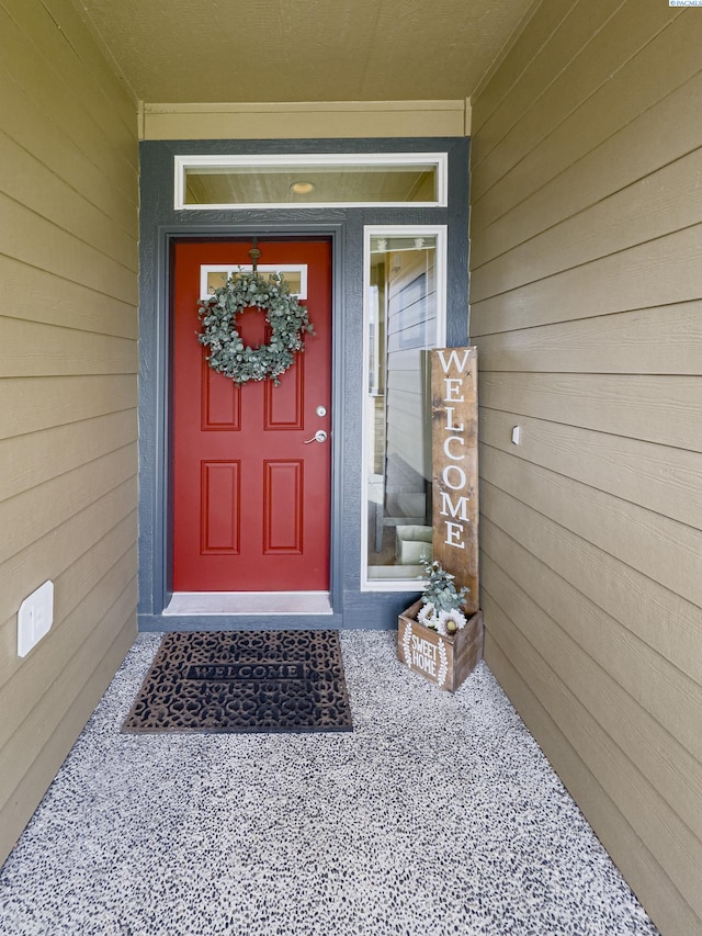 view of entrance to property