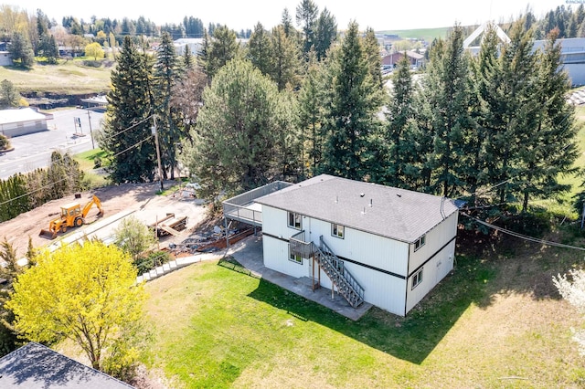 drone / aerial view