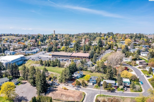drone / aerial view featuring a residential view