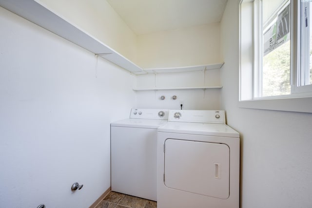 laundry area featuring laundry area and washer and clothes dryer