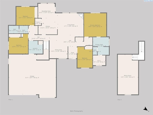 100 S Nevada St, Kennewick, WA 99336 - view of home floor plan