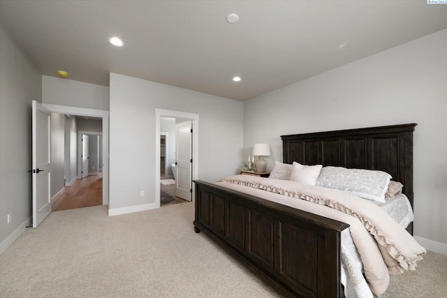 671 Cortona Way, Richland, WA 99352 - bedroom featuring light carpet and recessed lighting