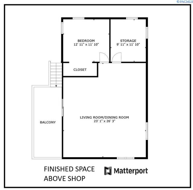 420 E Houghton St, Palouse, WA 99161 - property floor plan