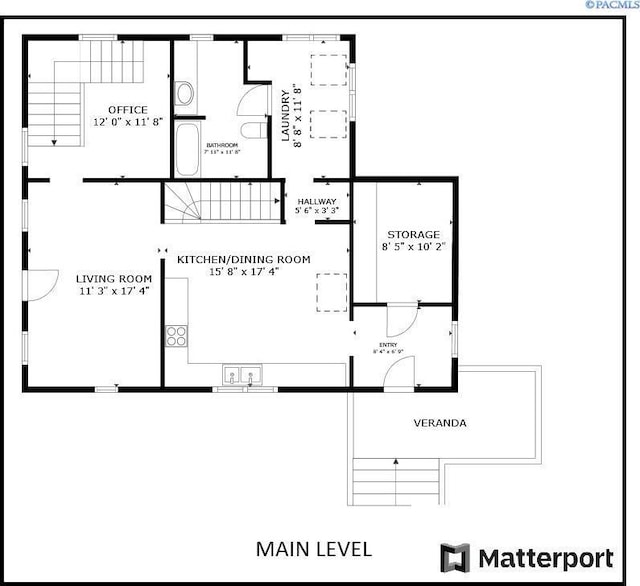 420 E Houghton St, Palouse, WA 99161 - home floor plan
