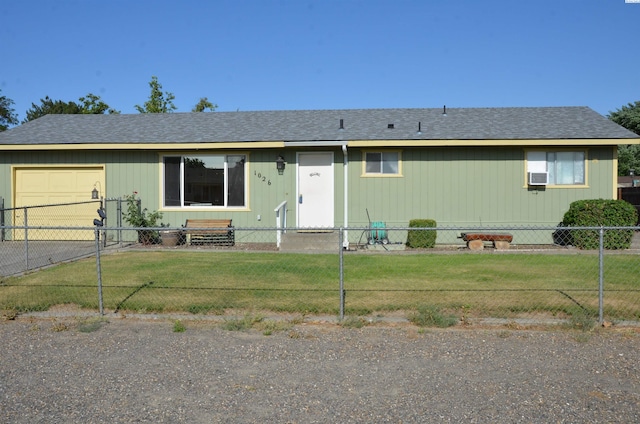 1026 Hemlock St, Prosser, WA 99350 - ranch-style home with a shingled roof, driveway, and a garage