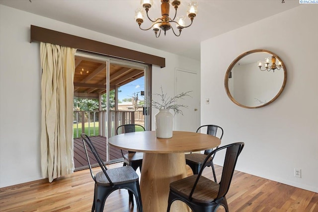 1923 Hood Ave, Richland, WA 99354 - dining room with a chandelier and light wood finished floors