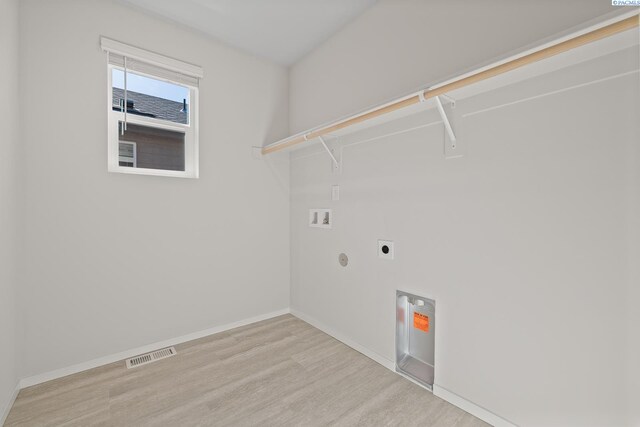 691 S Zeelar St, Kennewick, WA 99336 - laundry area featuring washer hookup, hookup for an electric dryer, wood finished floors, and baseboards