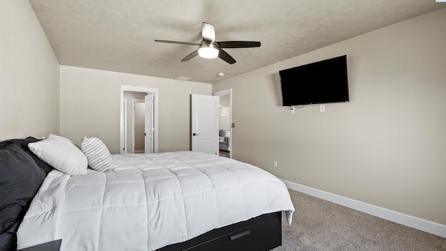 5817 Ramus Ln, Pasco, WA 99301 - bedroom featuring carpet flooring, a ceiling fan, and baseboards