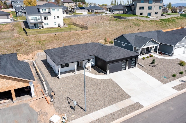 590 SW Cayuse St, Pullman, WA 99163 - snowy aerial view with a residential view