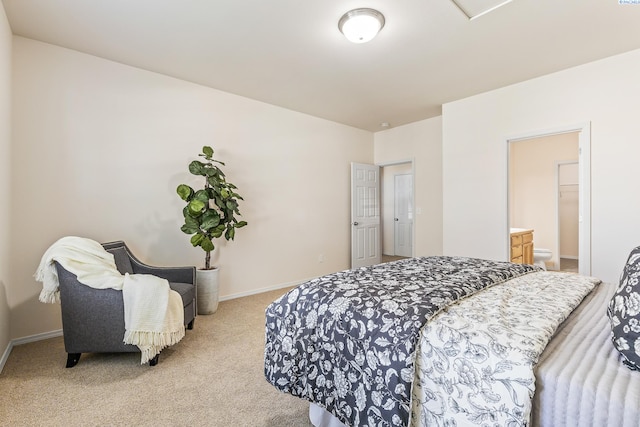 4611 Arabian Ln, Pasco, WA 99301 - carpeted bedroom featuring baseboards and ensuite bathroom