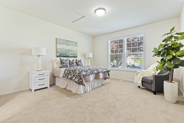 4611 Arabian Ln, Pasco, WA 99301 - bedroom with light colored carpet and attic access