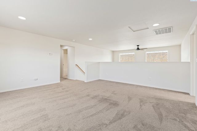 4611 Arabian Ln, Pasco, WA 99301 - carpeted empty room featuring recessed lighting and attic access