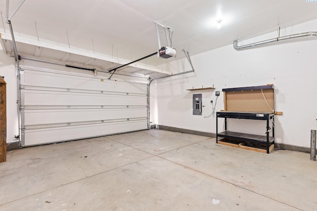 4611 Arabian Ln, Pasco, WA 99301 - garage with electric panel and a garage door opener