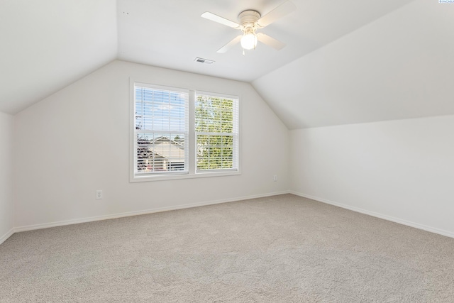 4611 Arabian Ln, Pasco, WA 99301 - bonus room featuring carpet floors, vaulted ceiling, and ceiling fan